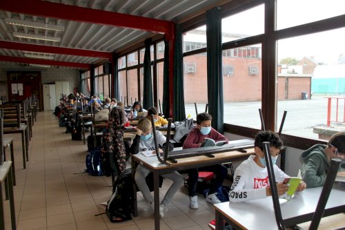 Moment de lecture au Collège St-Vincent 1er degré