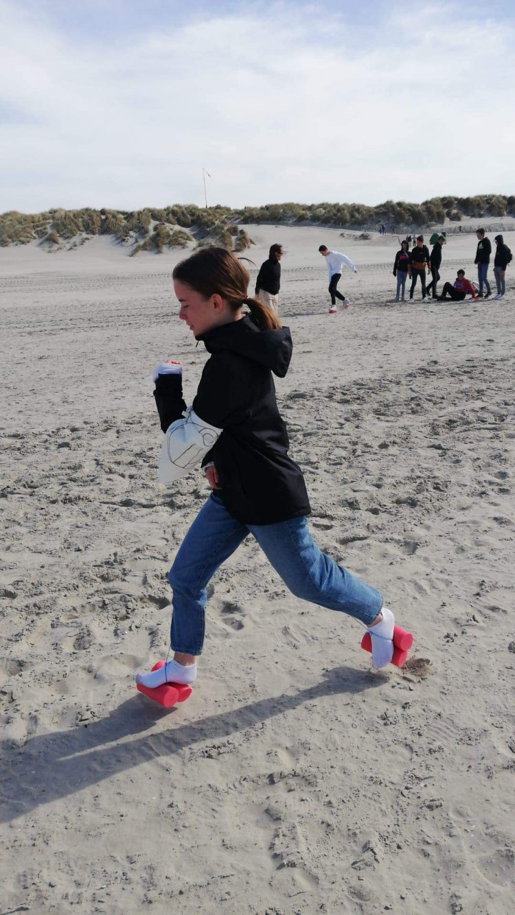 Deuxième journée du voyage des 3e E/D/I à Terschelling