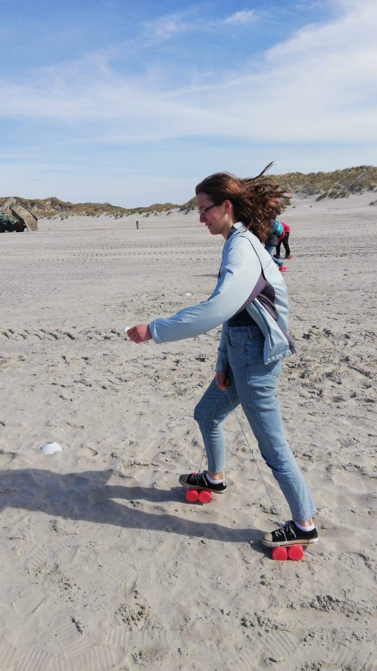 Deuxième journée du voyage des 3e E/D/I à Terschelling