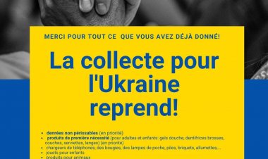 Deuxième récolte de dons au profil de l'Ukraine