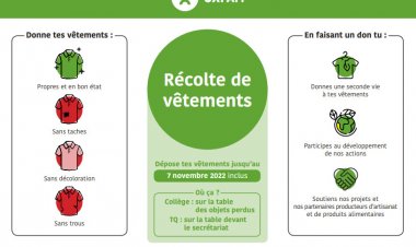 Action solidaire : collecte de vêtements