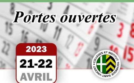 Portes ouvertes - 21 et 22 avril 2023