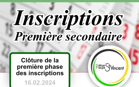 Clôture de la première phase d'inscription en première année commune