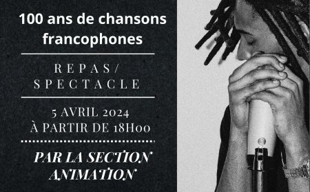 Souper spectacle de la section animation