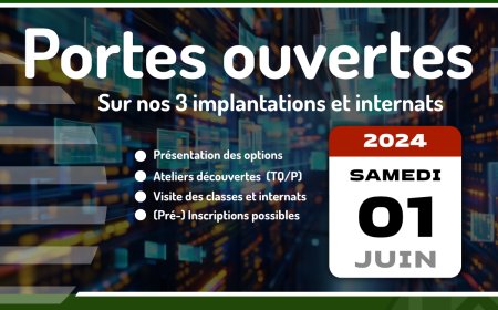 Portes ouvertes - Samedi 1er juin 2024