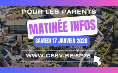 Séances d'informations destinées aux parents d'élèves de 6e primaire