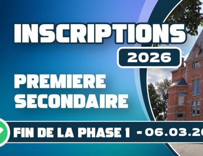 Fin de la 1ère phase des inscriptions en S1 - Année scolaire 2026-2027