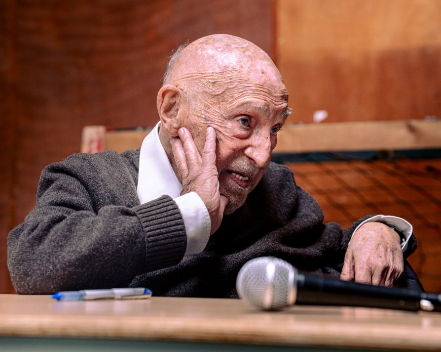 Mémoire, espoir et paix : le témoignage de Simon Gronowski auprès des élèves du CES Saint-Vincent