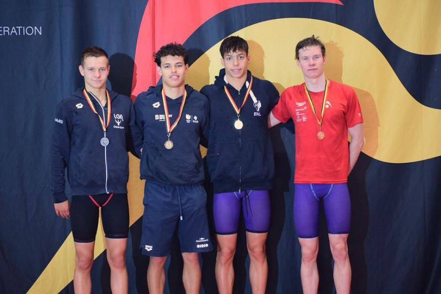 Nathan Dufond champion de Belgique Open en 200m papillon