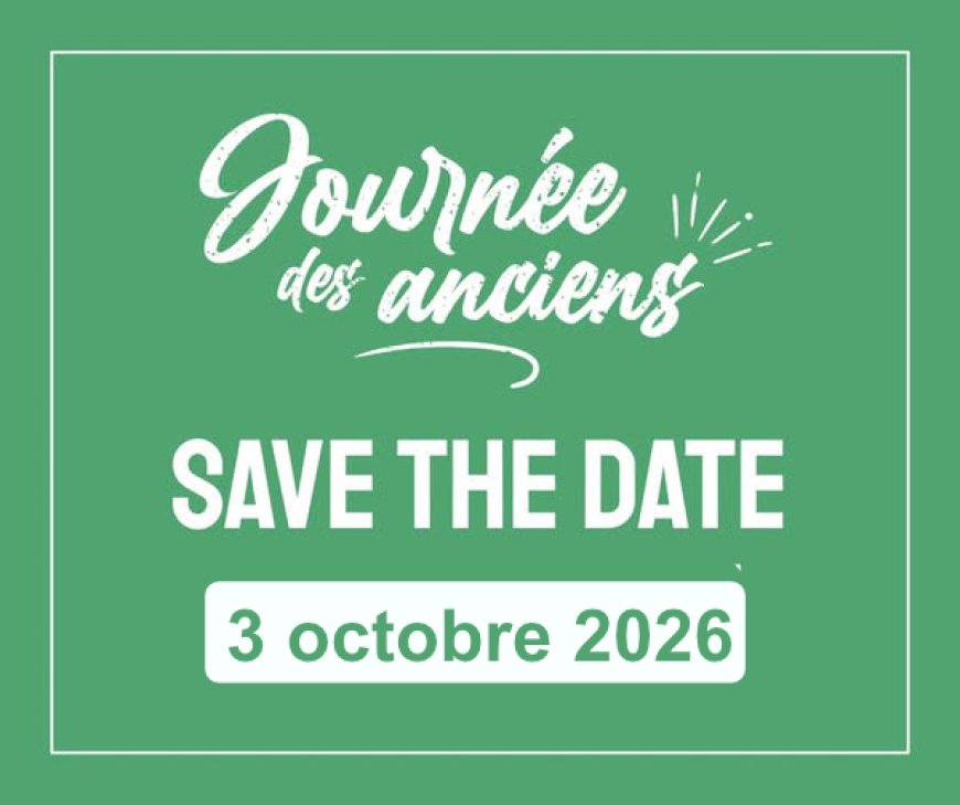 Journée des Anciens - Samedi 3 octobre 2026