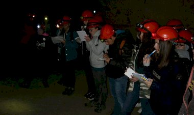 Visite des carrières souterraines de la Malogne et du terril de l'Héribus.