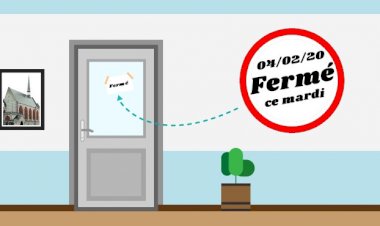 Le secrétariat élèves est fermé ce mardi 4 février 2020