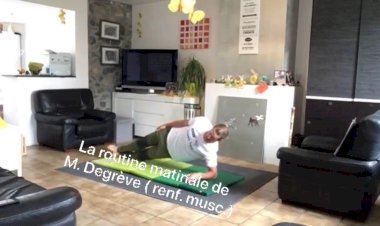 Vendredi 17 avril Routine matinale (renforcement) avec M. Degrève