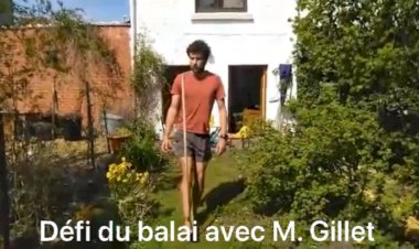 Les défis ludiques : Vendredi 17 avril Défi du balai avec M. Gillet