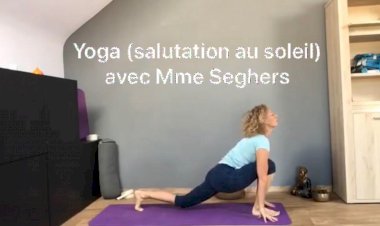 Les cours de Yoga : Mardi 28 avril Yoga avec Mme Seghers