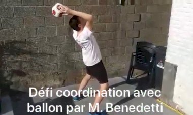 Défis Coordination : Vendredi 1er mai Défi avec ballon par M. Benedetti