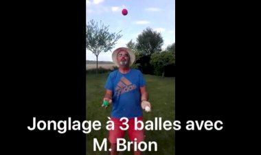 Cours de Jonglage : Vendredi 1er mai Jonglage avec M. Brion