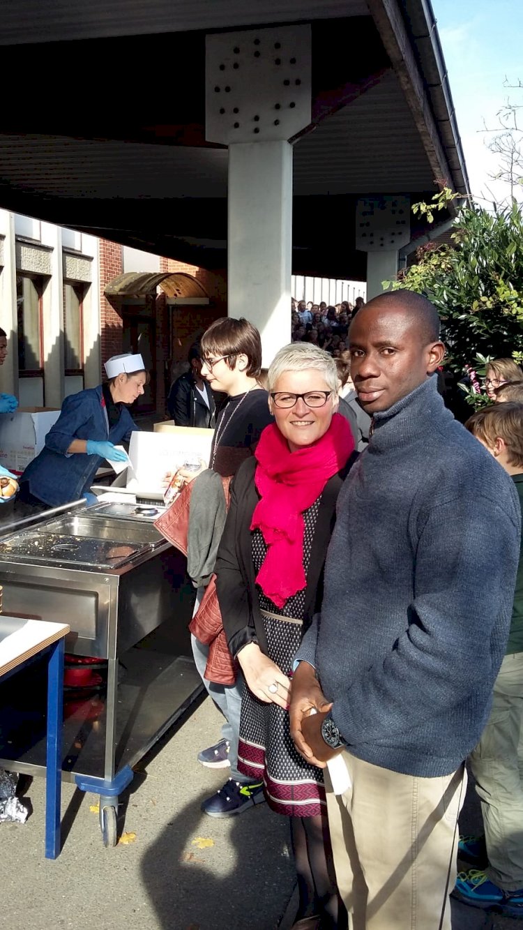 Visite du Dr Jules au collège Saint-Vincent 1er degré #ProjetKomla