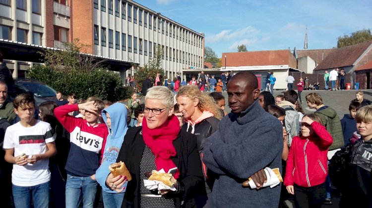 Visite du Dr Jules au collège Saint-Vincent 1er degré #ProjetKomla