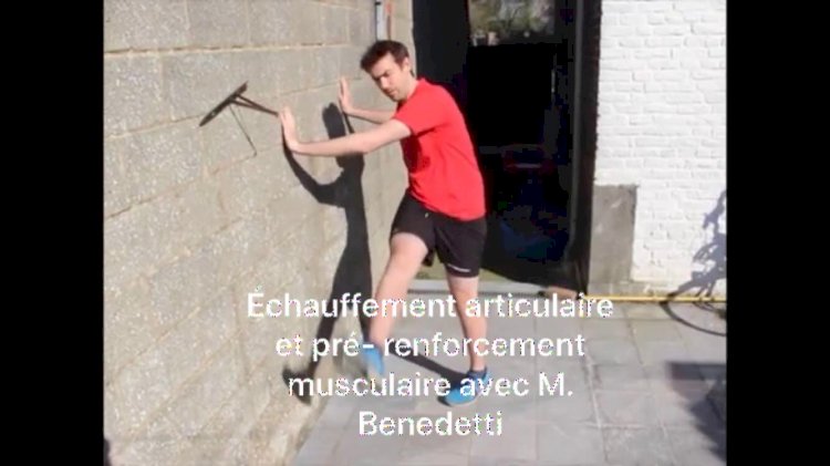 Les échauffements : Dimanche 5 avril avec M. Benedetti