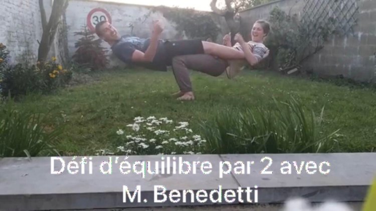 Mercredi 29 avril : Défi équilibre avec M. Benedetti